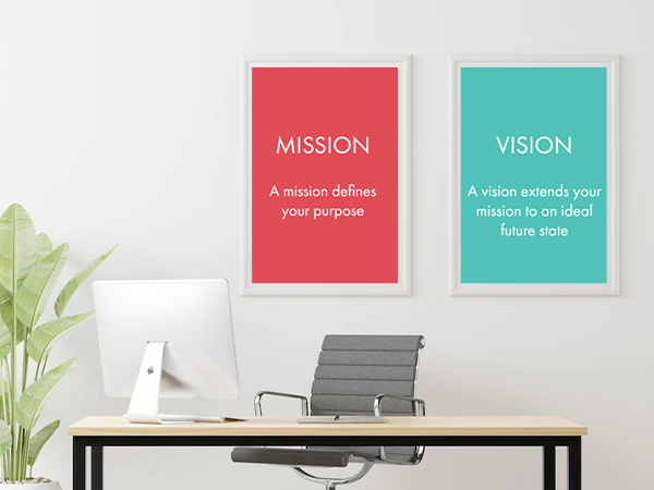 Mission & Vision Statement Wall Sign