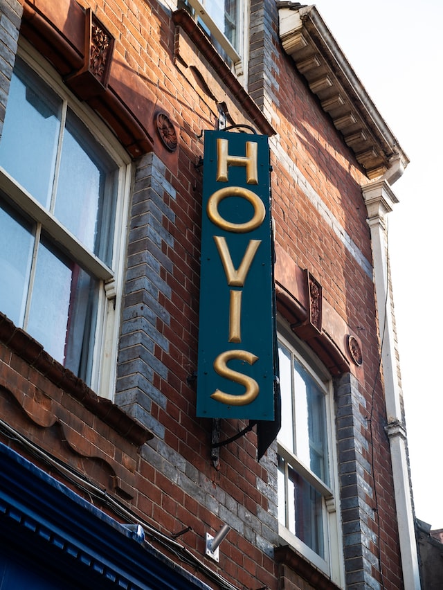 Hovis Metal Building Sign