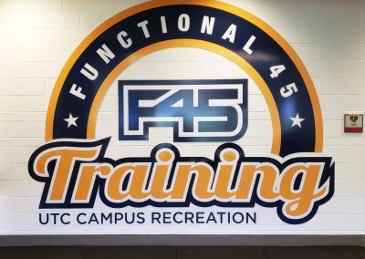 Functional 45 UTC Training Wall Signage by Visual Impression Sign Solutions in Chattanooga TN