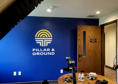 Pillar and Ground Large Vinyl Wall Print by Visual Impression Sign Solutions in Chattanooga TN