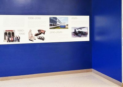 Yanfeng Timeline Wall Murals by Visual Impression Sign Solutions in Chattanooga TN